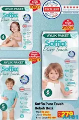 SOFFİO PURE TOUCH BEBEK BEZİ ÇEŞİTLERİ
